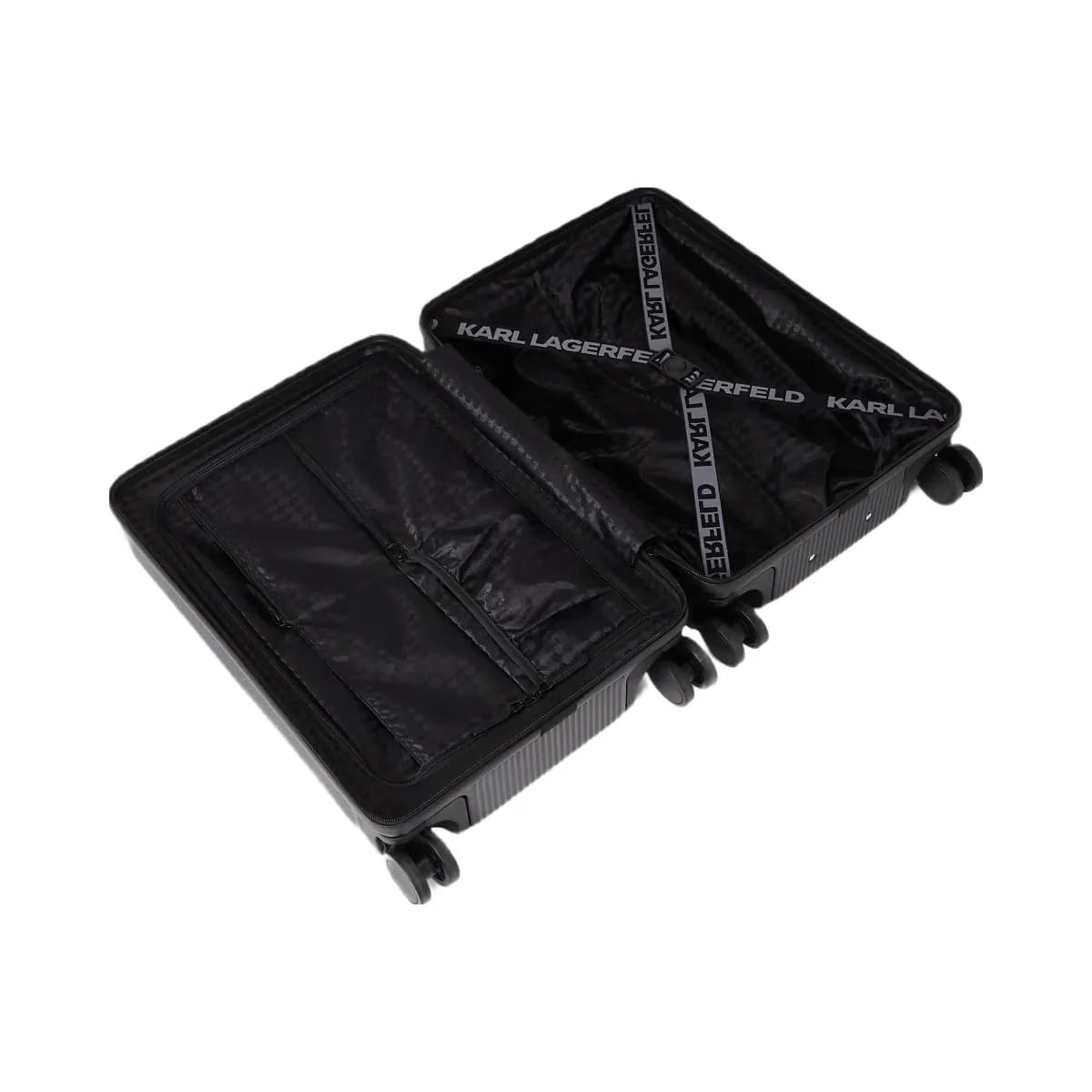 Karl Lagerfeld Ikon Hard-Shell Trolley Case Black