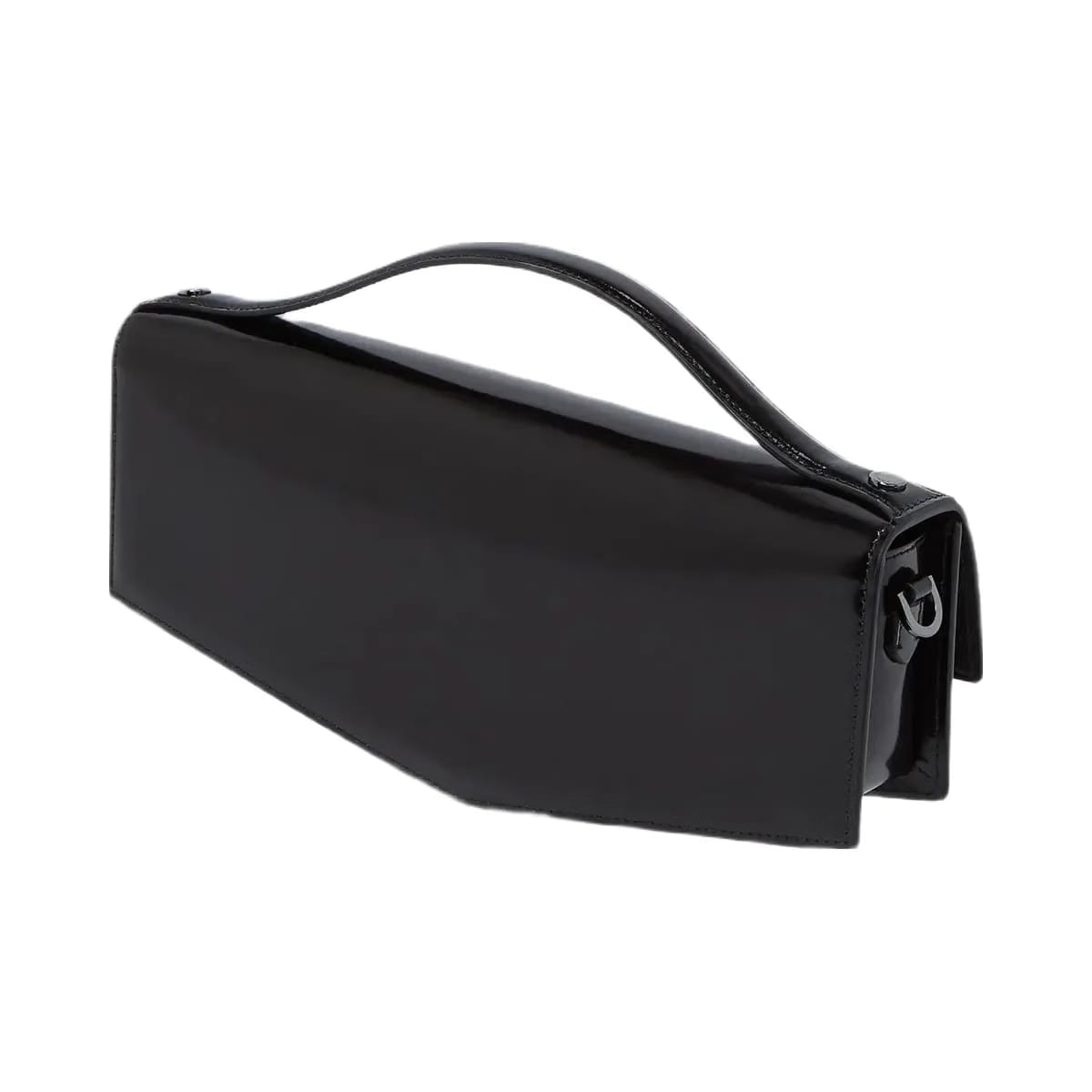 Karl Lagerfeld Kl Studio Autograph Shoulder Bag Black Nickel