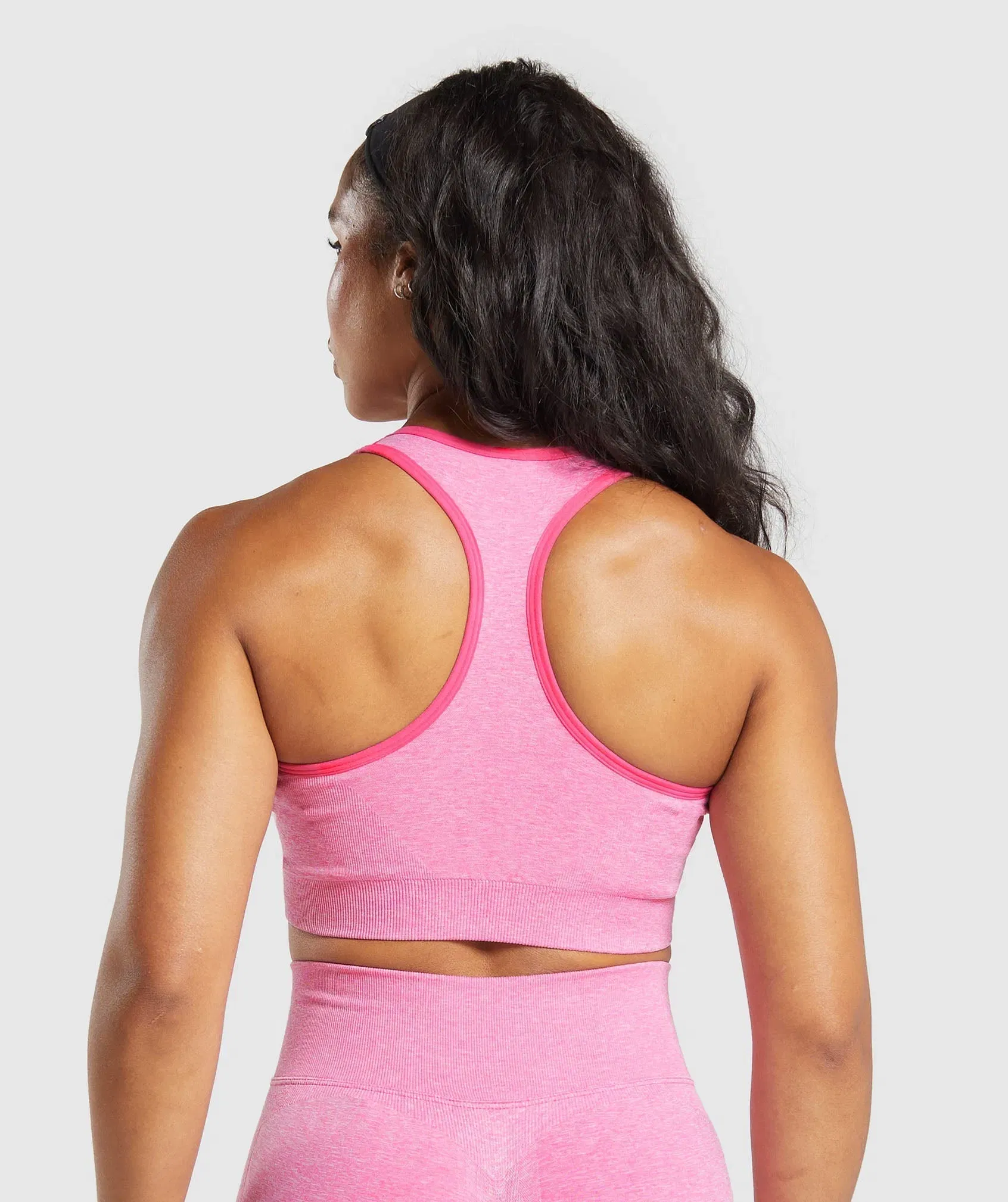 Women's Gymshark Lift Seamless Sports Bra Pink