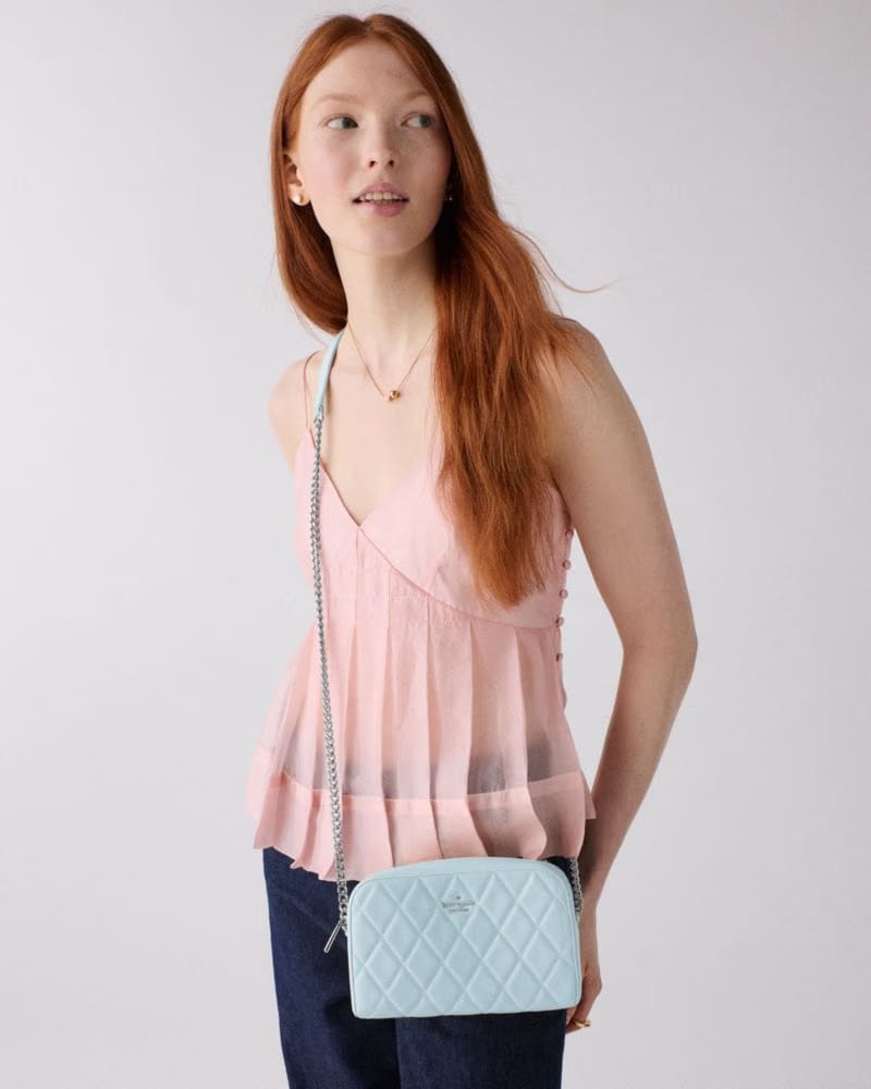 KateSpade Carey Chain Camera Bag Crisp Sky