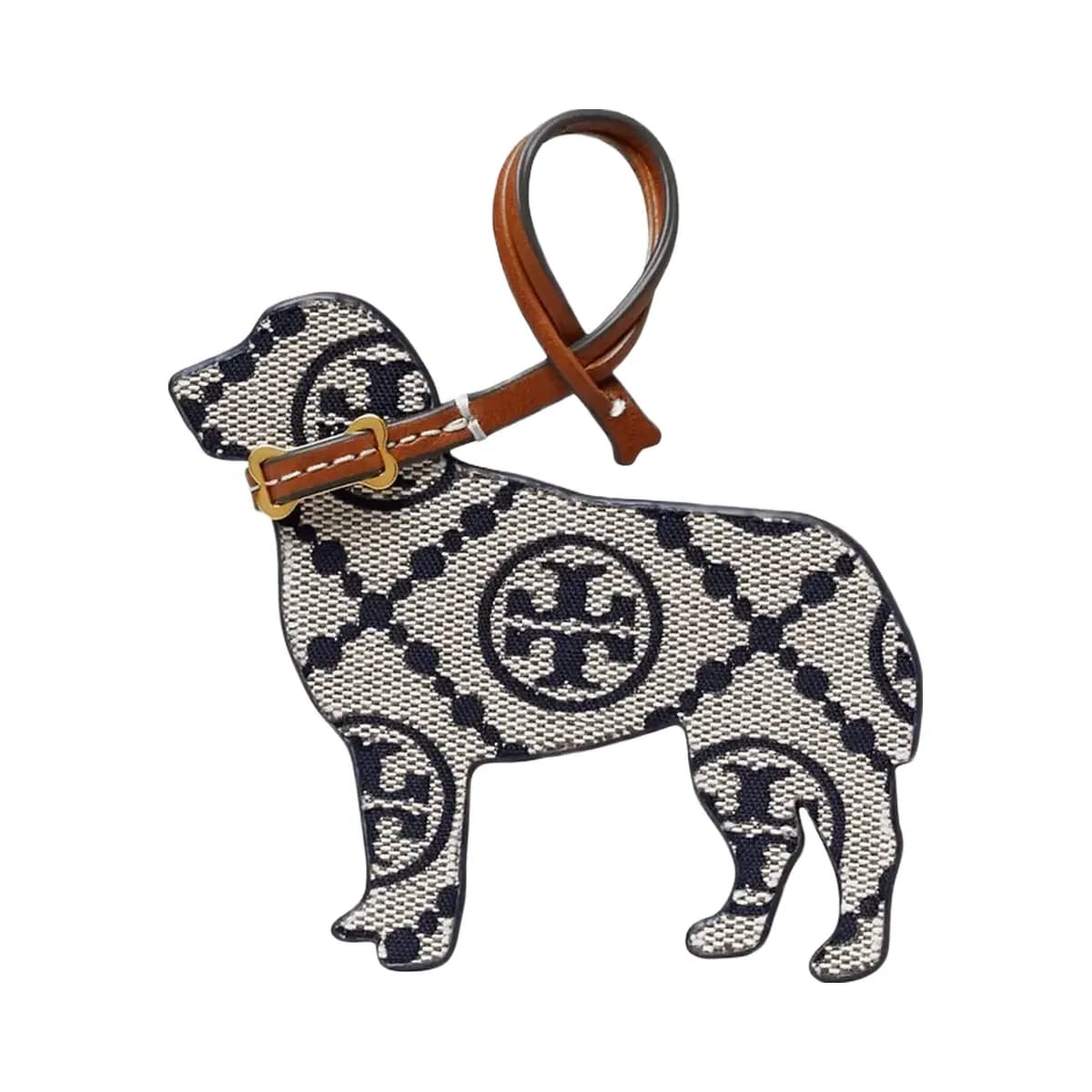 Tory Burch T Monogram Retriever Bag Charm Tory Navy