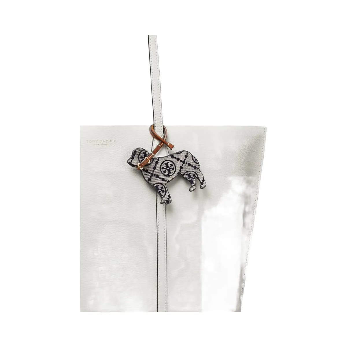 Tory Burch T Monogram Retriever Bag Charm Tory Navy