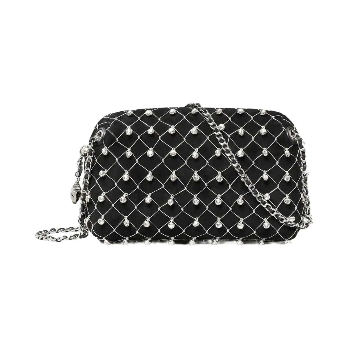 Tory Burch Fleming Soft Bell Crossbody Bag Black