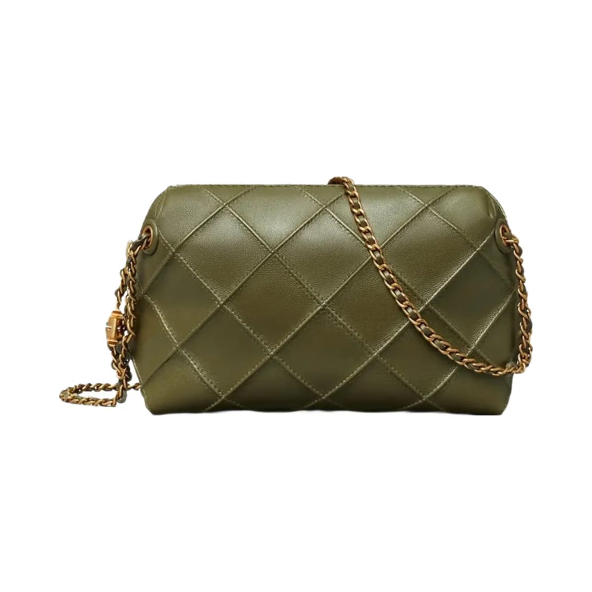 Tory Burch Fleming Soft Crossbody Bag Dark Olive