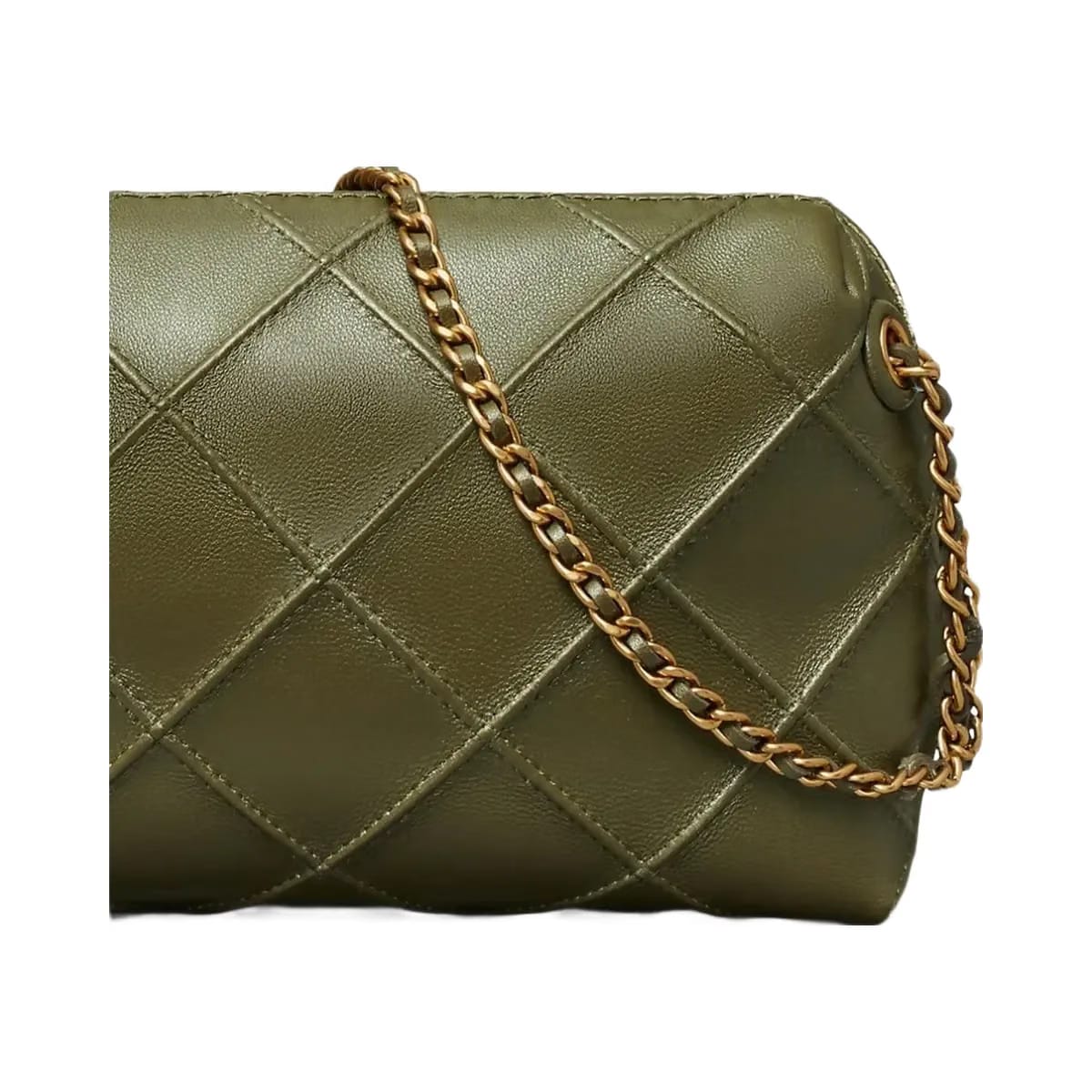 Tory Burch Fleming Soft Crossbody Bag Dark Olive
