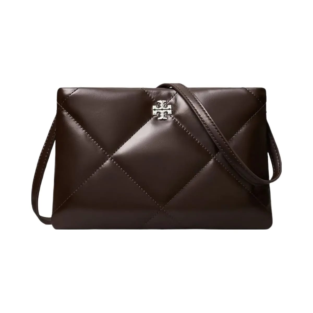 Tory Burch Kira Diamond Quilt Crossbody Bag Cocoa