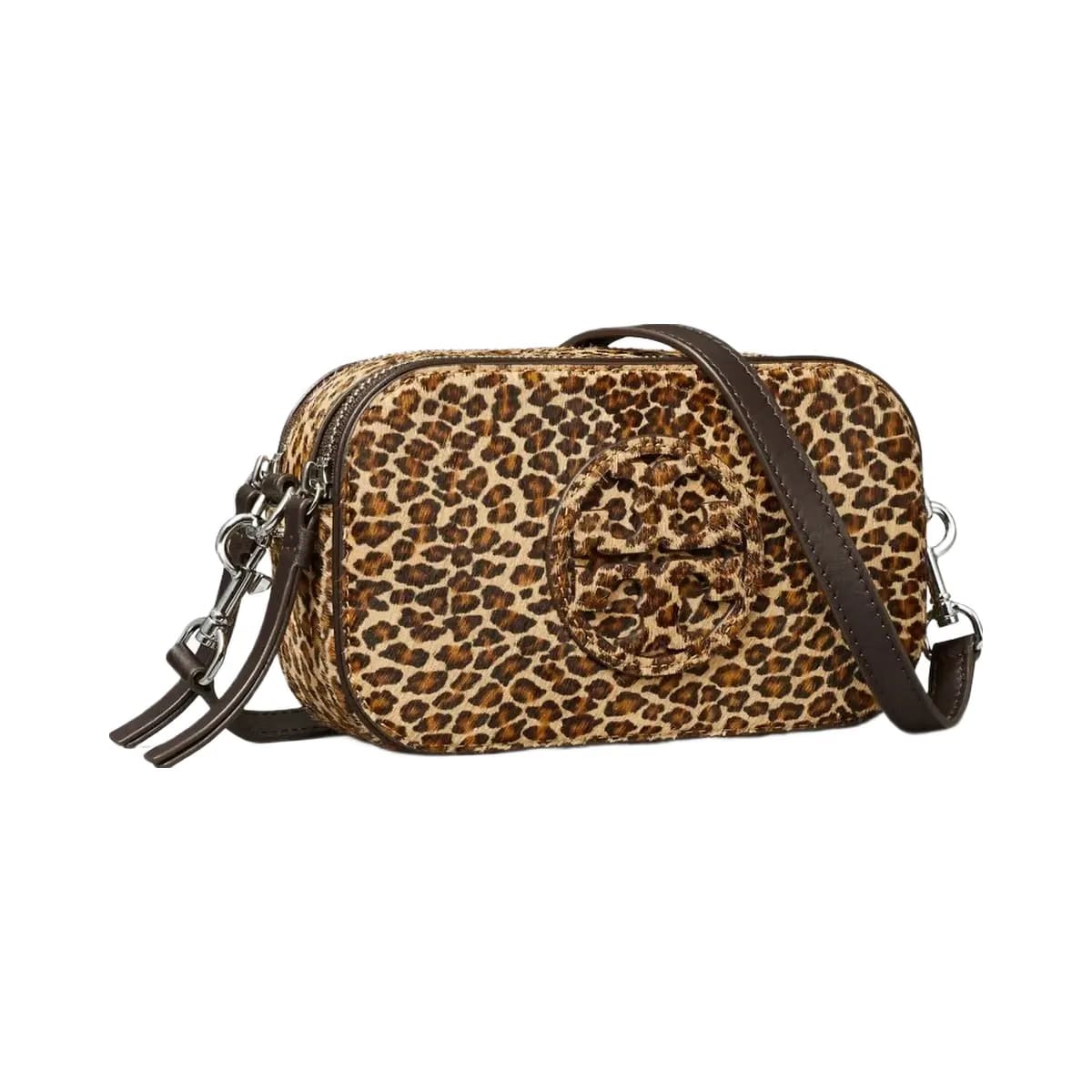 Tory Burch Mini Miller Leopard-Print Crossbody Bag Multi