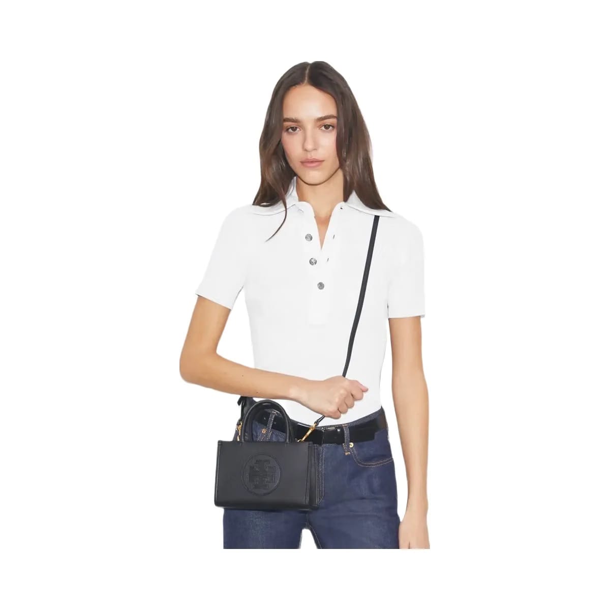 Tory Burch Mini Ella Bio Tote Black