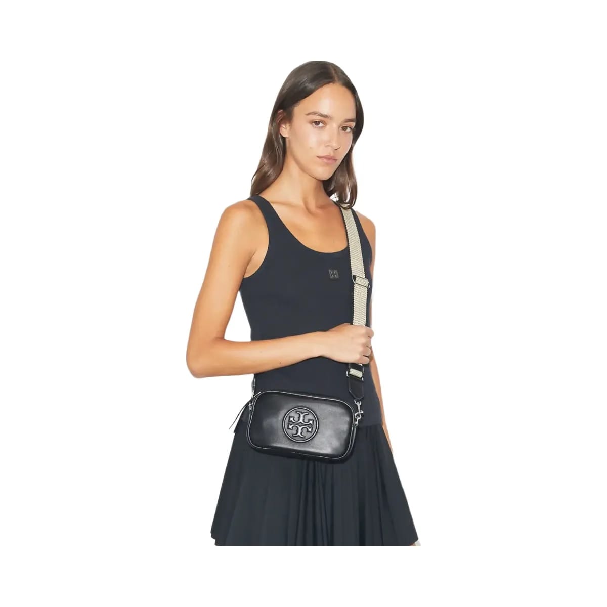 Tory Burch Mini Miller Soft Crossbody Bag Black