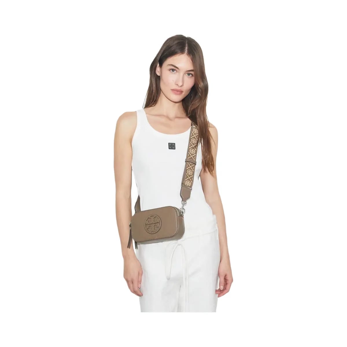 Tory Burch Mini Miller Crossbody Bag Wild Mushroom