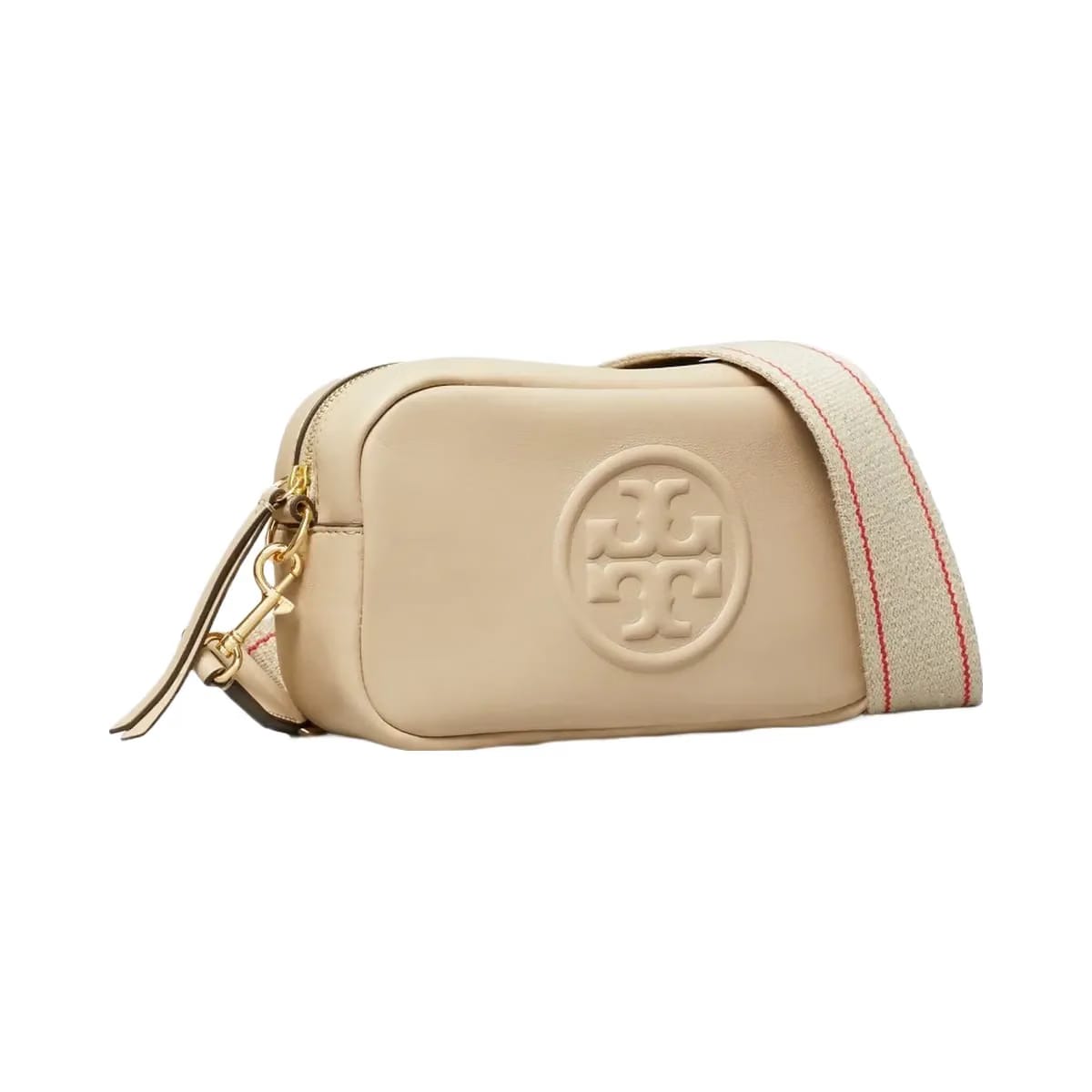 Tory Burch Mini Miller Soft Crossbody Bag Light Stone