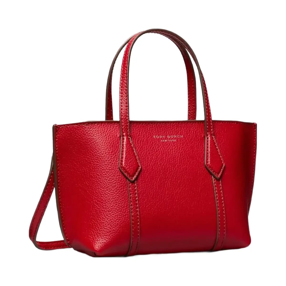 Tory Burch Mini Perry Tote Bartlett Red