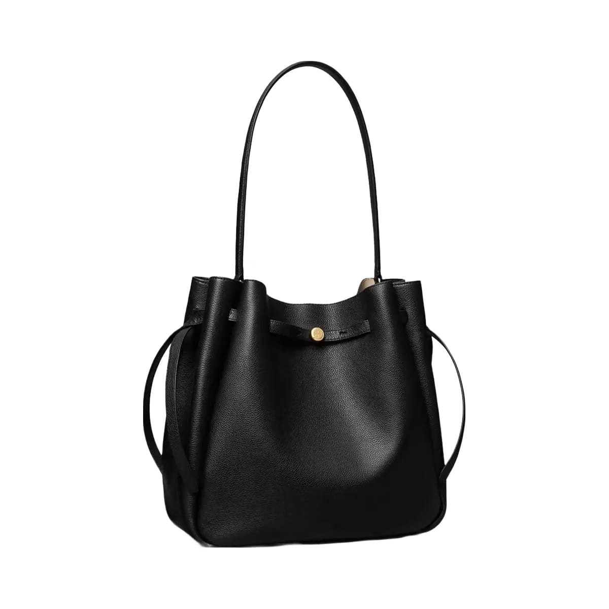 Tory Burch Large Romy Bucket Bag Black
