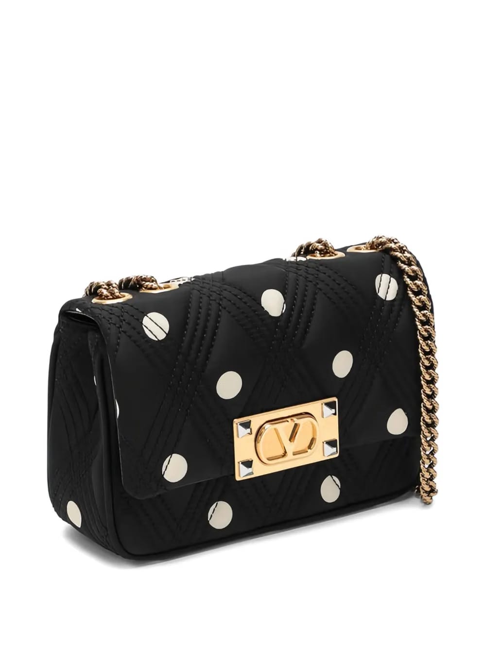 Quiltie 67 polka-dot cross body bag