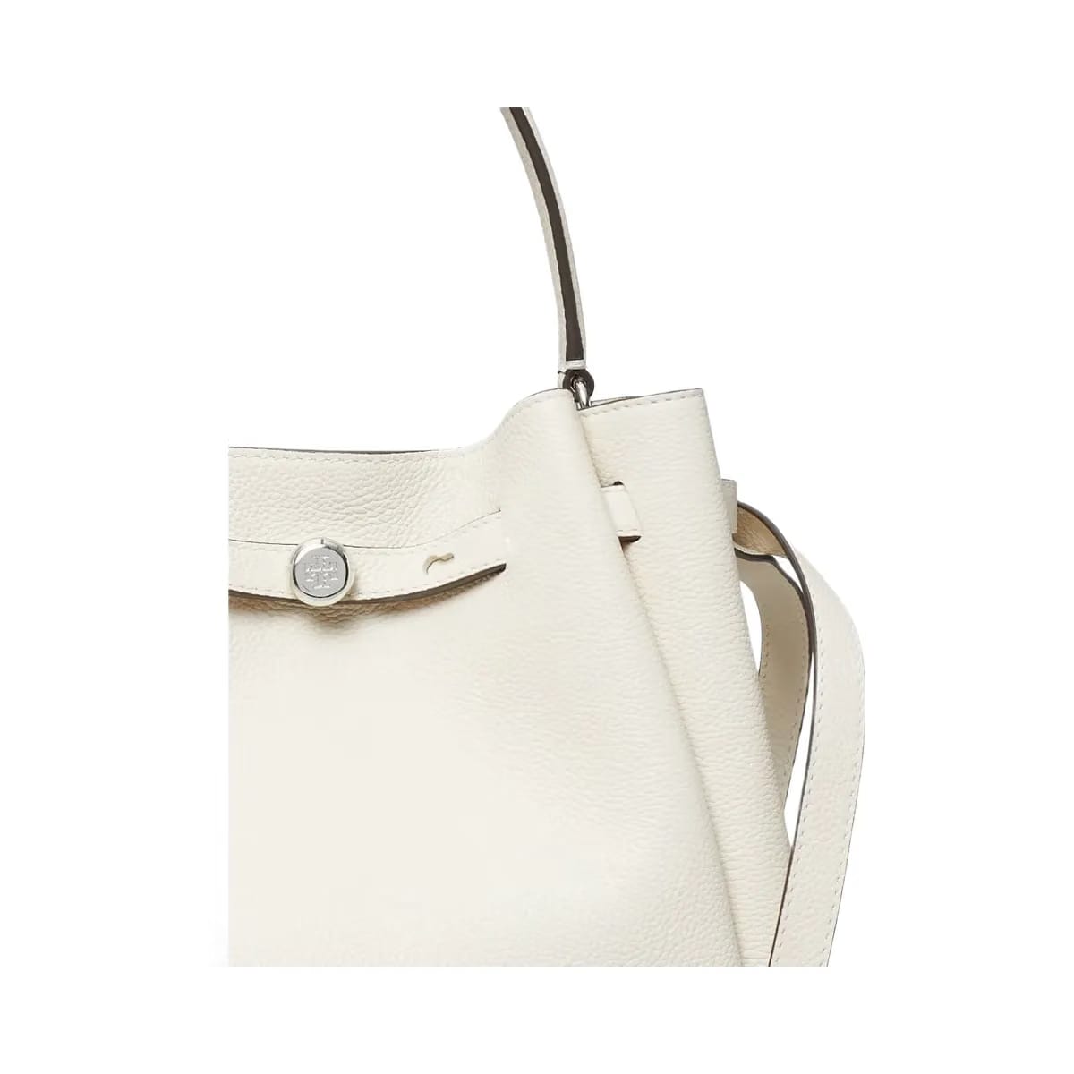 Tory Burch Romy Bucket Bag Light Cream