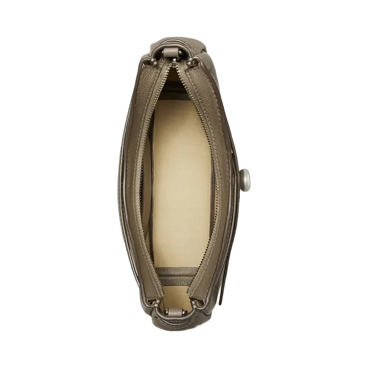 Tory Burch Romy Zip Top Crossbody Wild Mushroom