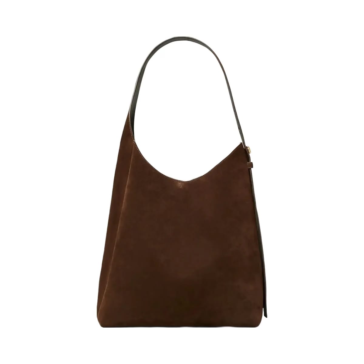 Tory Burch Romy Suede Hobo Bag Dark Cocoa
