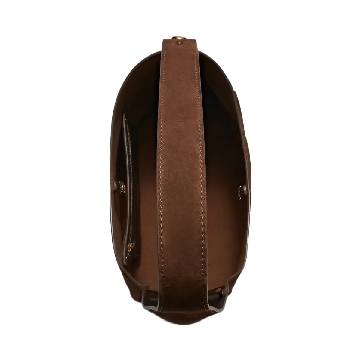 Tory Burch Romy Suede Hobo Bag Dark Cocoa