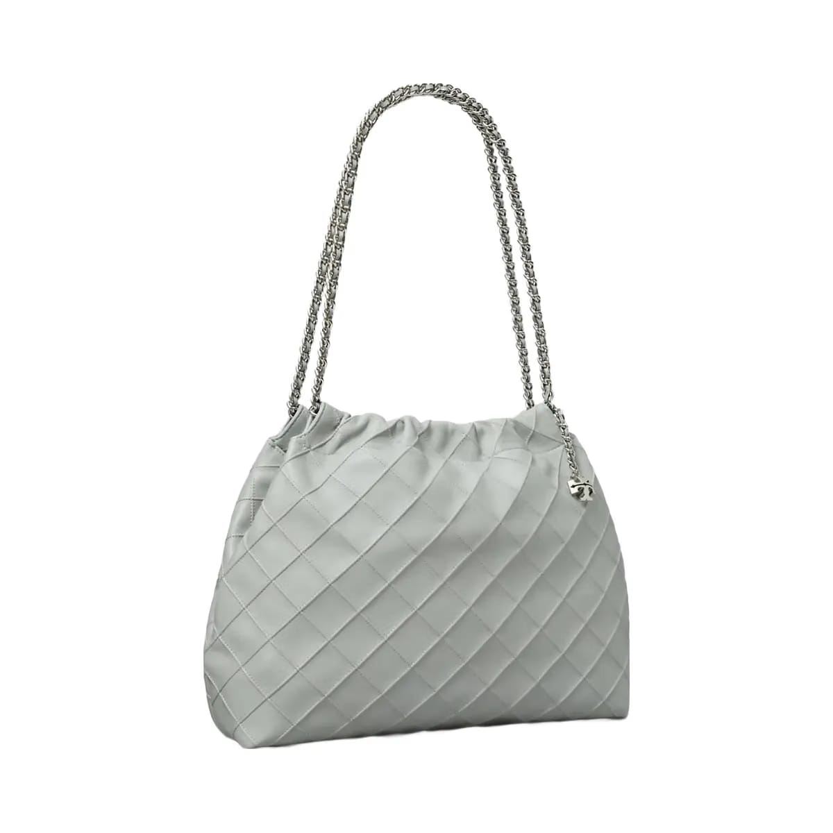 Tory Burch Fleming Soft Hobo Bag Gray