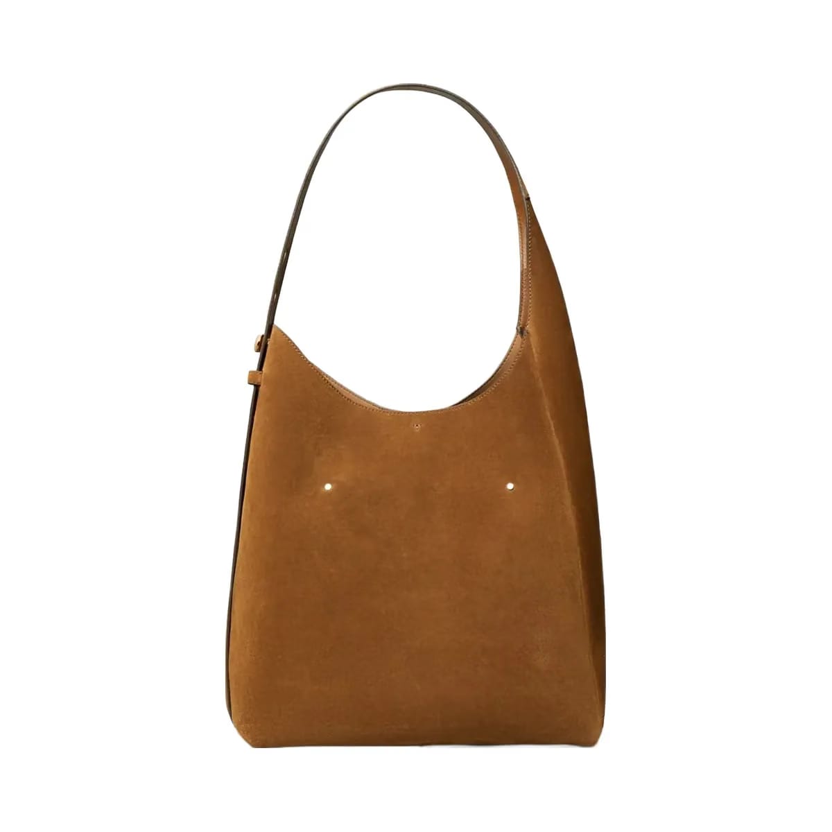 Tory Burch Romy Suede Hobo Bag Caramel