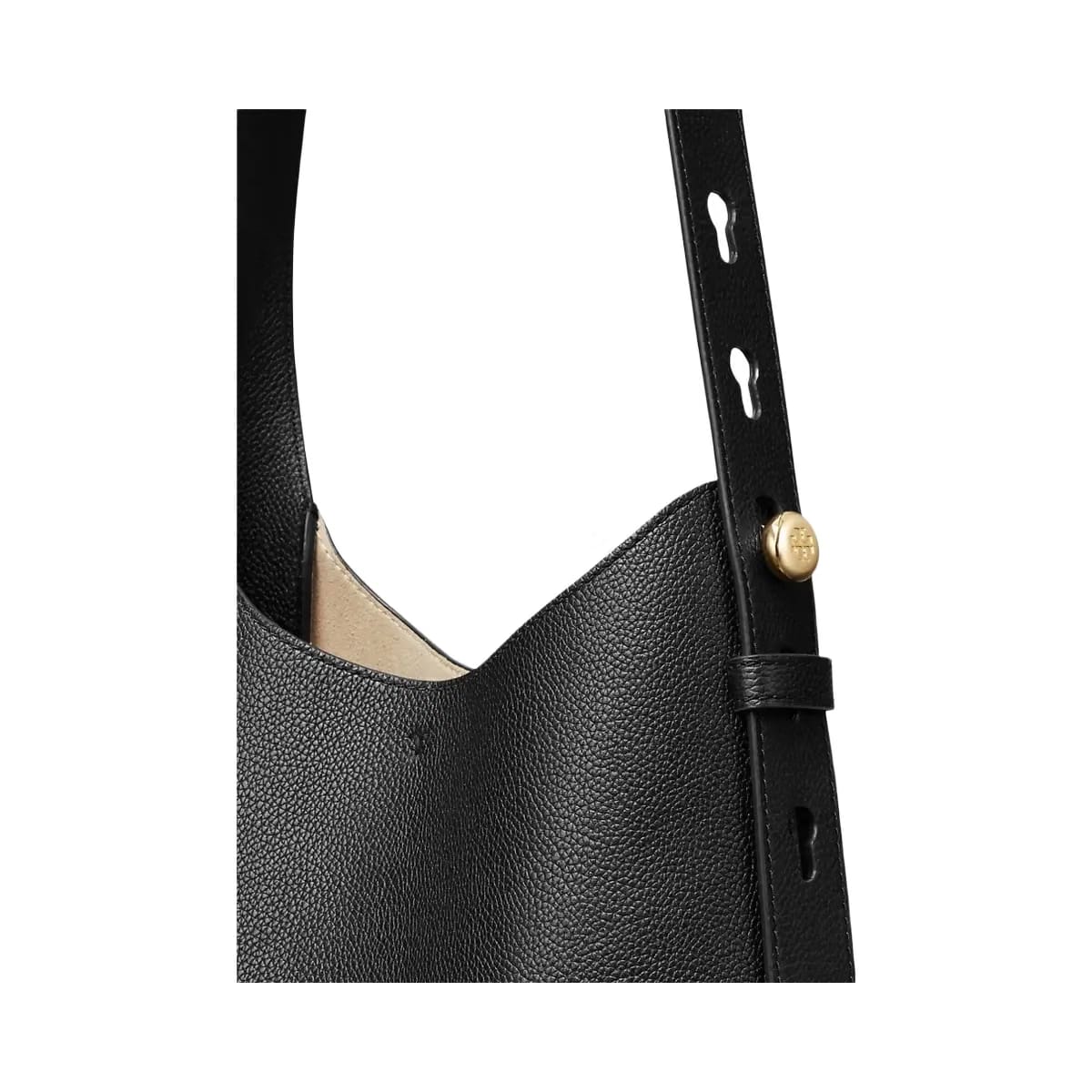 Tory Burch Small Romy Hobo Bag Black