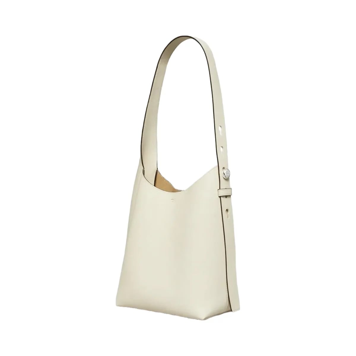 Tory Burch Small Romy Hobo Bag Light Cream