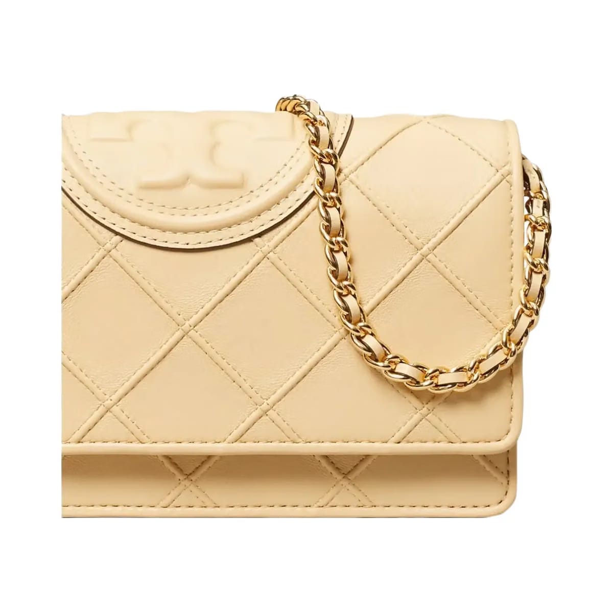 Tory Burch Fleming Crossbody Vanilla Soft Serve