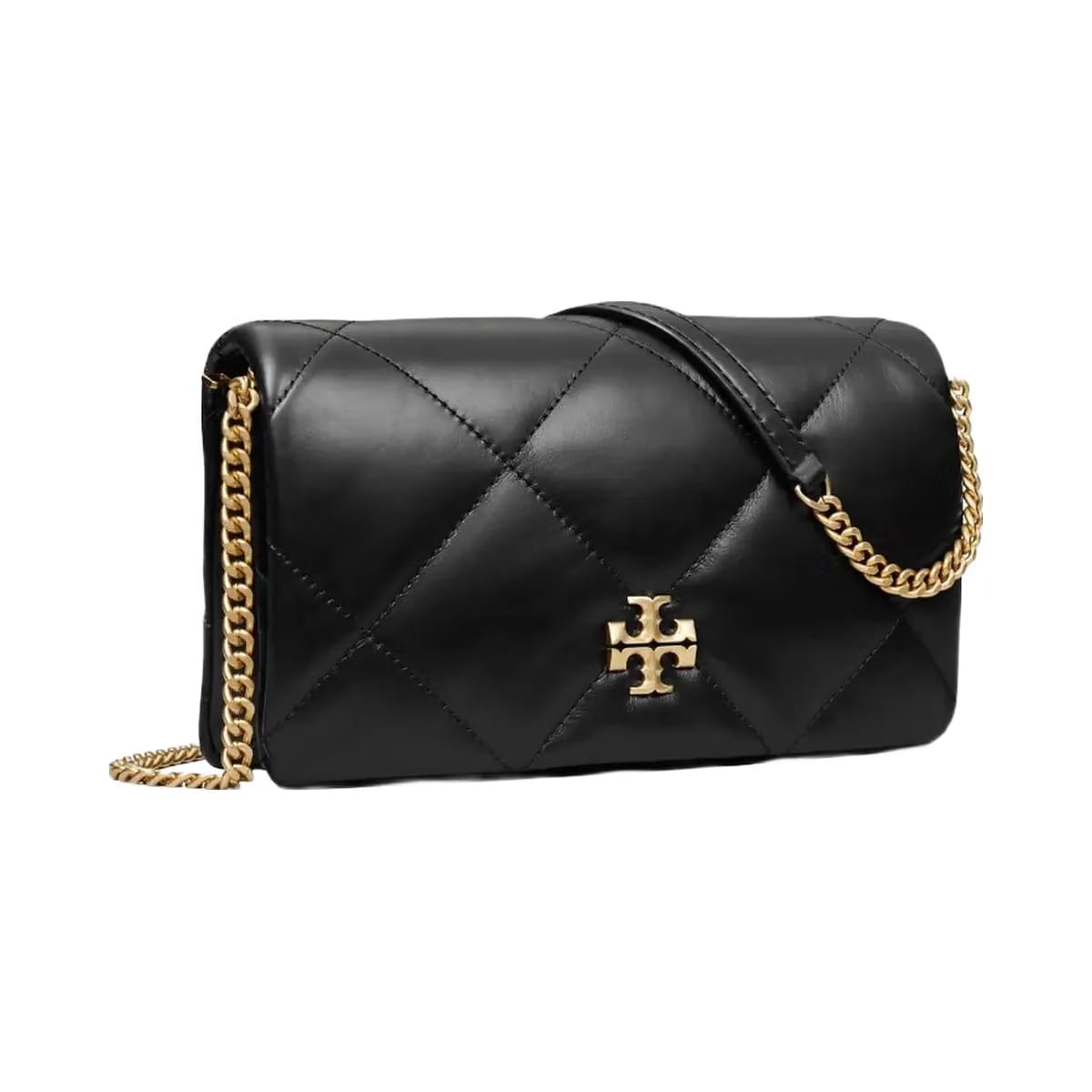 Tory Burch Kira Diamond Quilt Crossbody Black