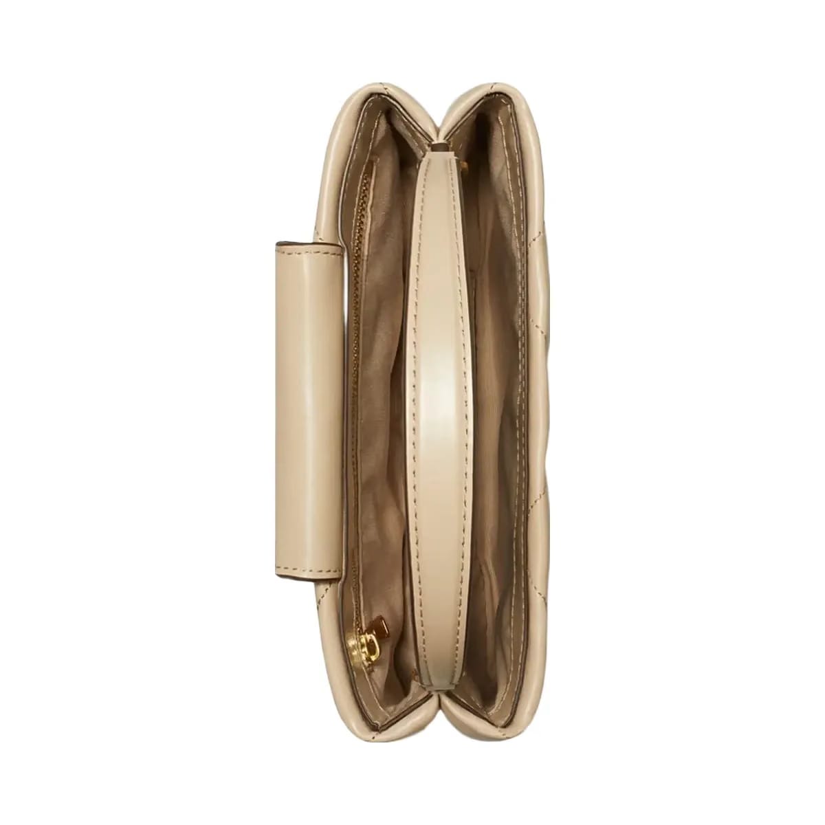 Tory Burch Kira Diamond Quilt Top-Handle Bag Light Stone