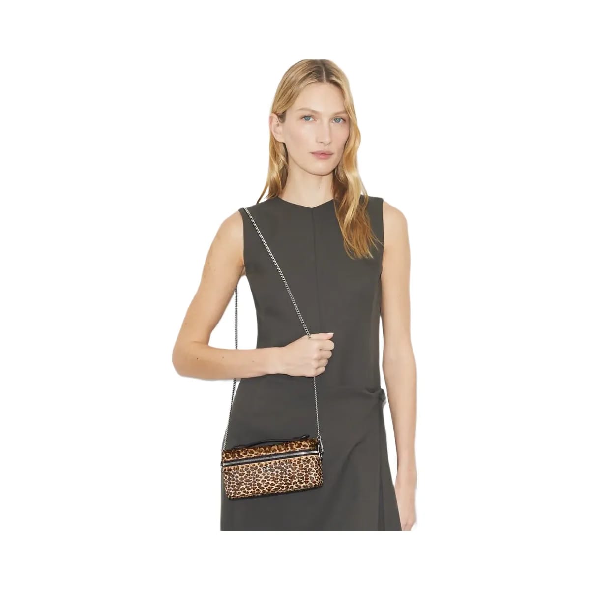 Tory Burch Kira Calf Hair Vanity Case Multi