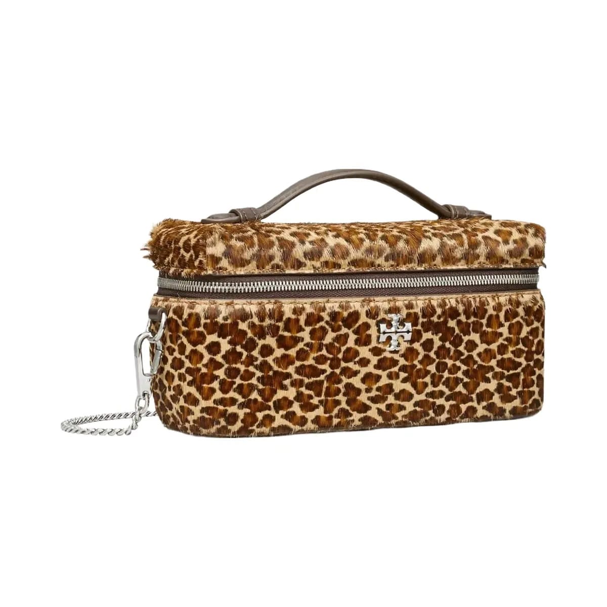 Tory Burch Kira Calf Hair Vanity Case Multi