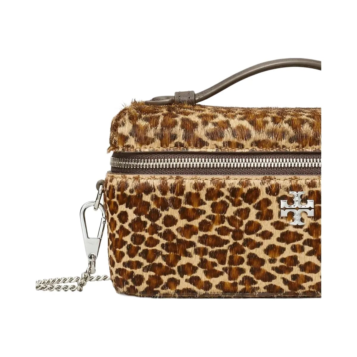 Tory Burch Kira Calf Hair Vanity Case Multi