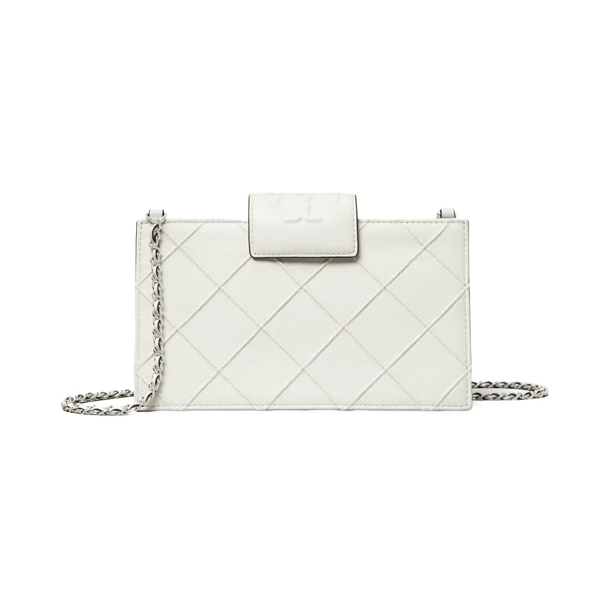 Tory Burch Mini Fleming Crossbody Blanc