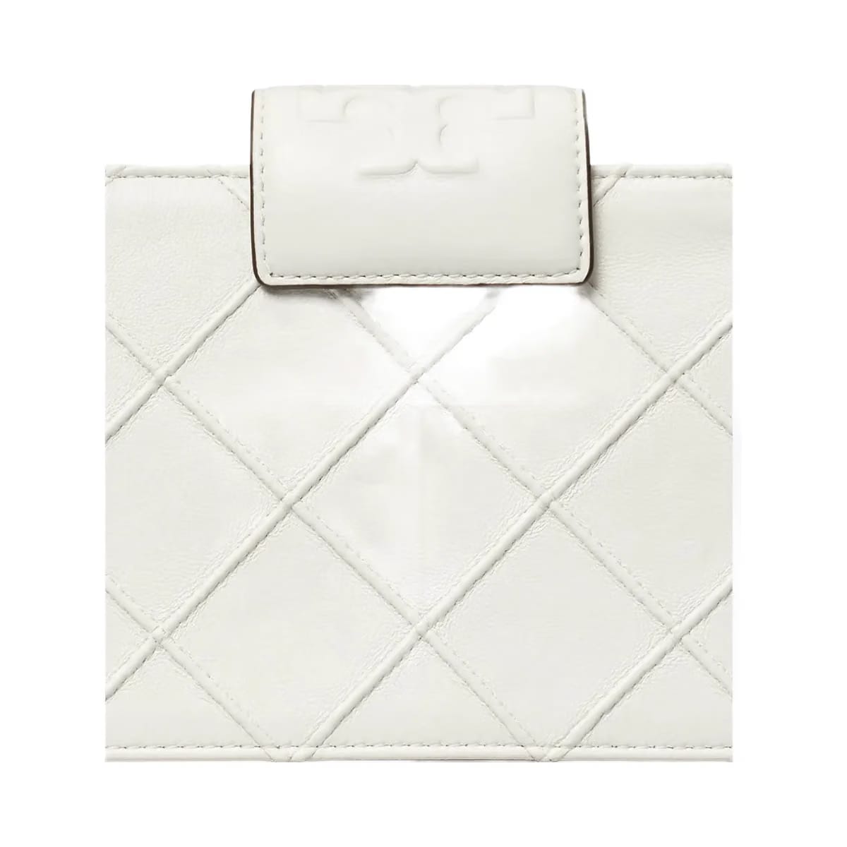 Tory Burch Mini Fleming Crossbody Blanc