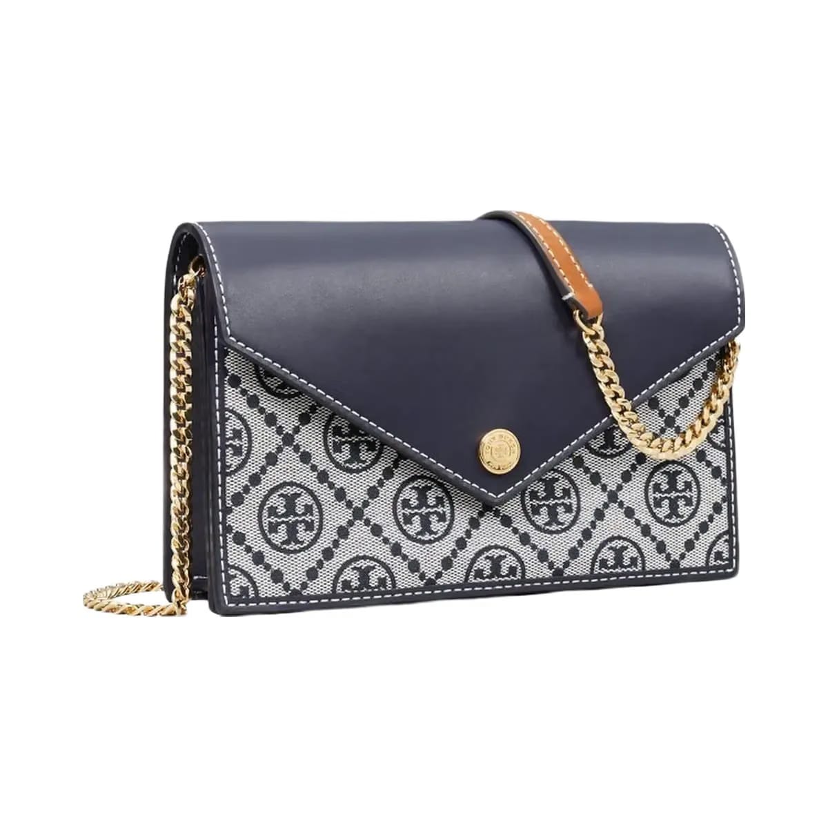 Tory Burch T Monogram Envelope Crossbody Tory Navy