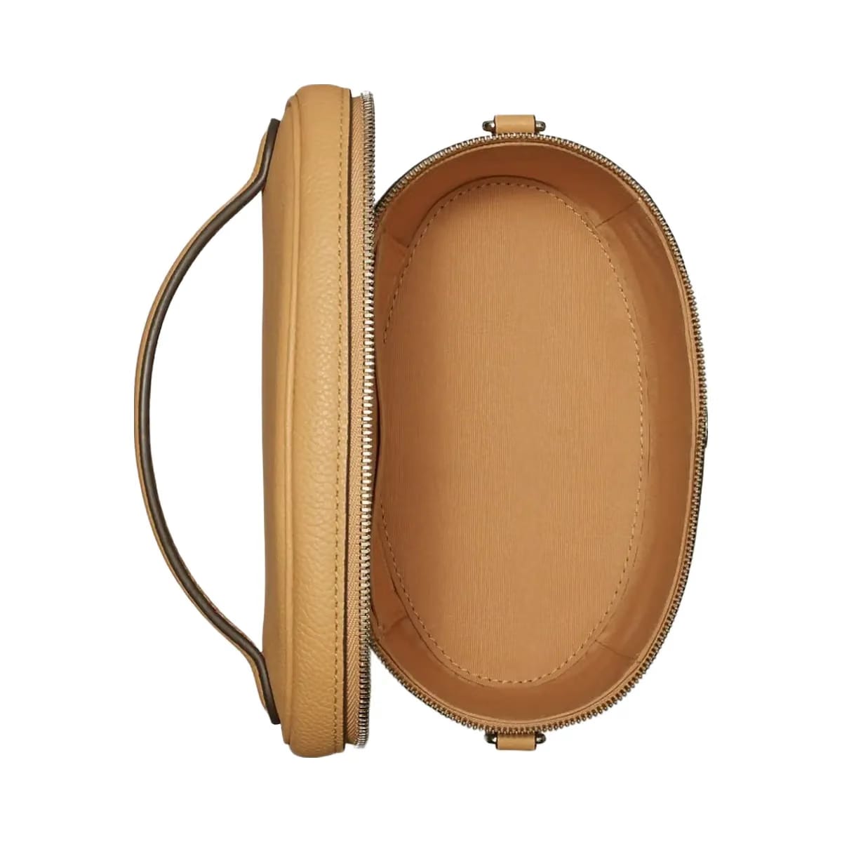 Tory Burch Soft Pebbled Vanity Case Biscotti
