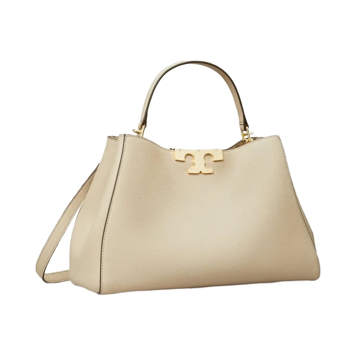 Tory Burch Eleanor Soft Satchel Light Stone