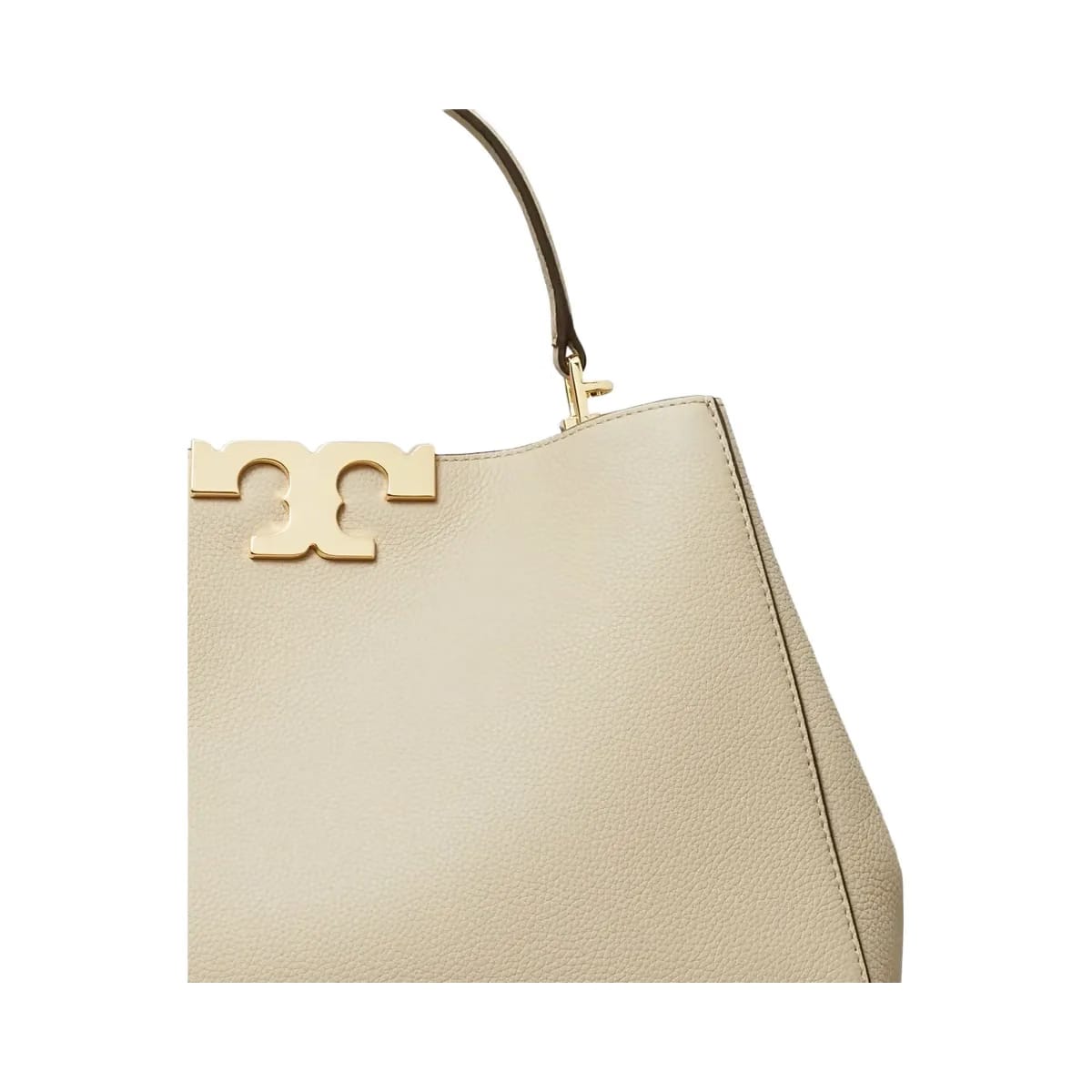 Tory Burch Eleanor Soft Satchel Light Stone