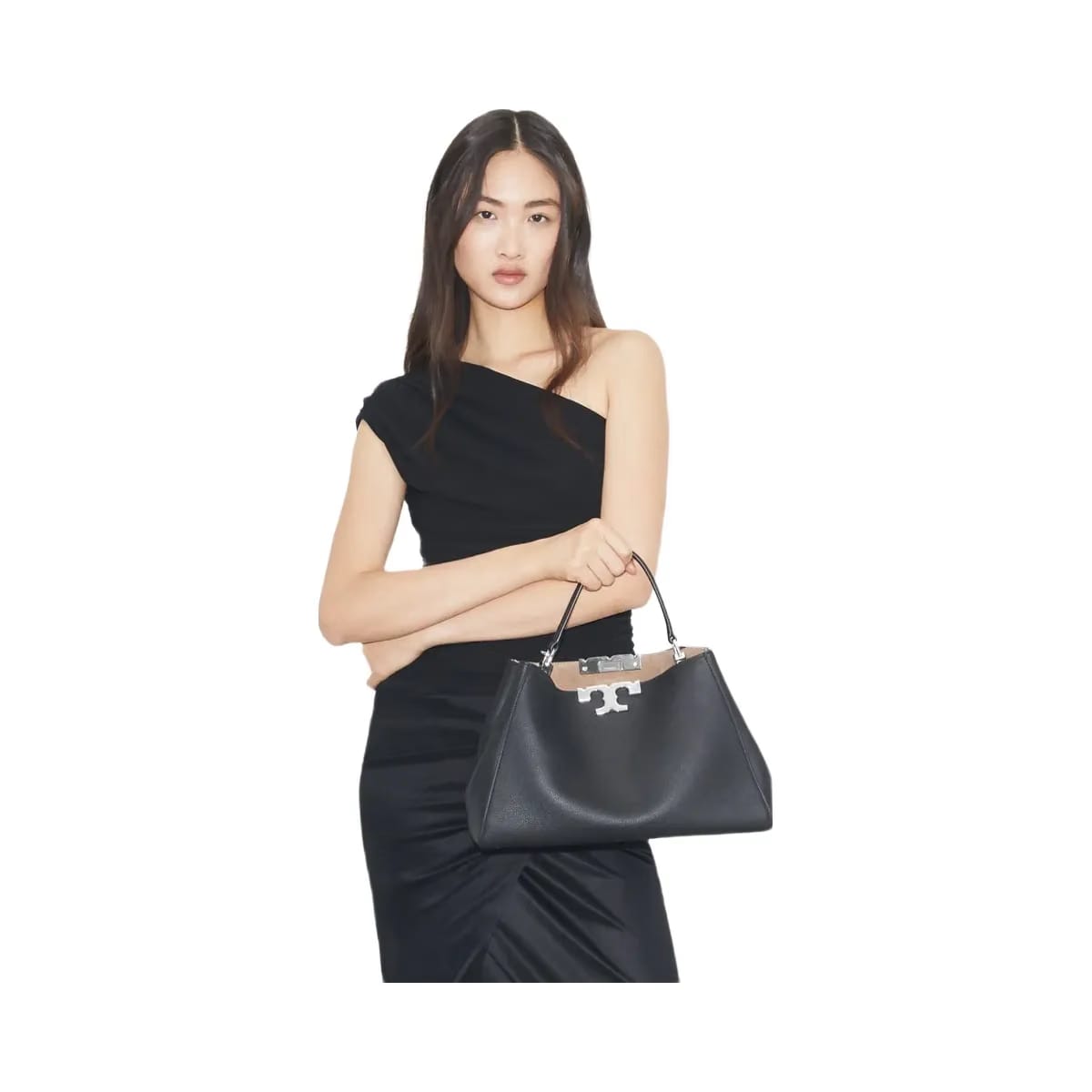 Tory Burch Eleanor Soft Satchel Black