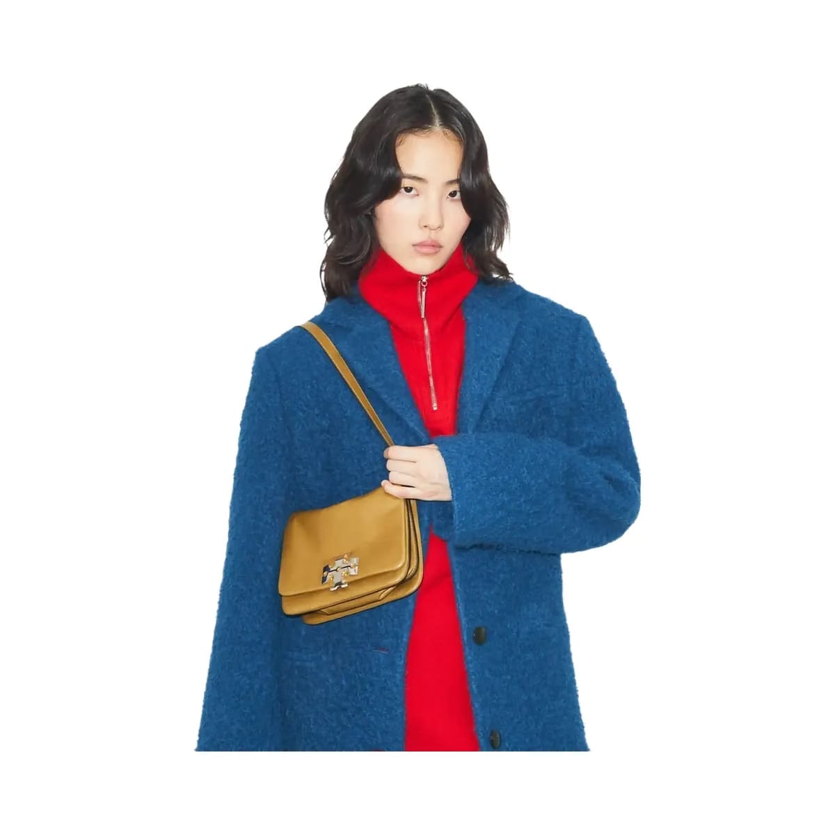 Tory Burch Charlie Shoulder Bag WREN BROWN