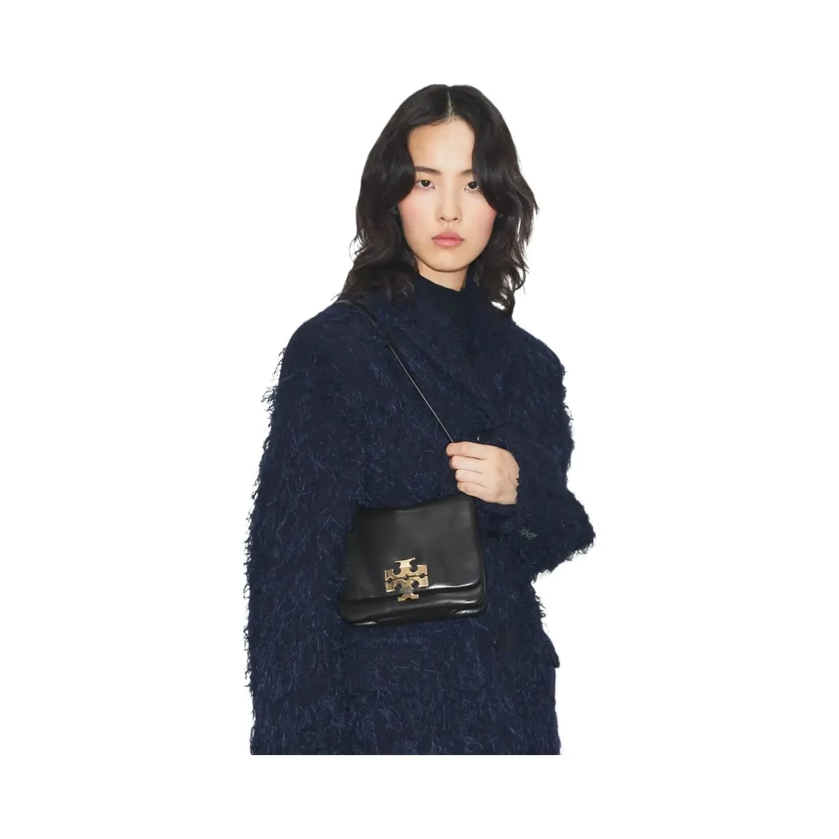 Tory Burch Charlie Shoulder Bag BLACK/GOLD