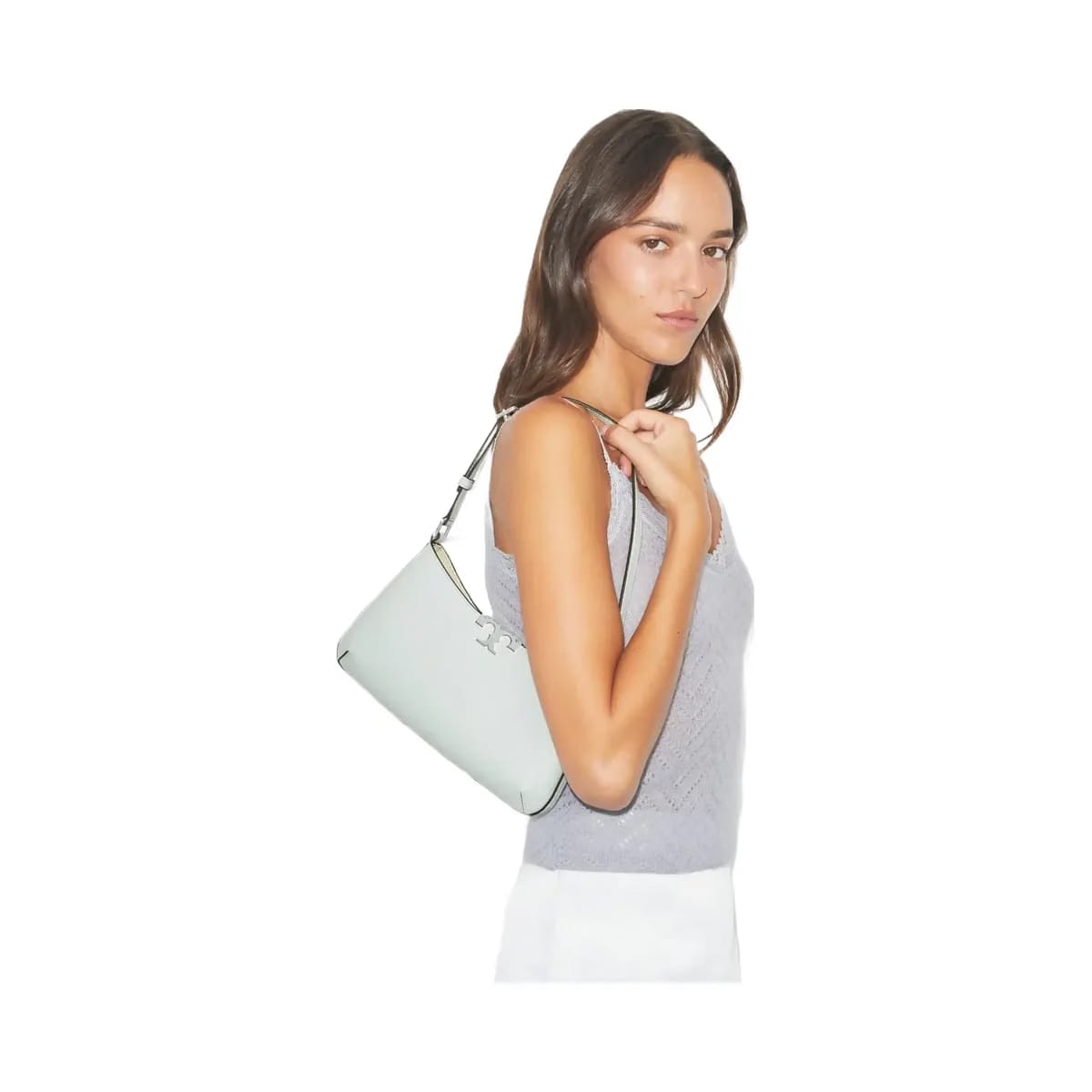 Tory Burch Eleanor Soft Slim Shoulder Bag Sea