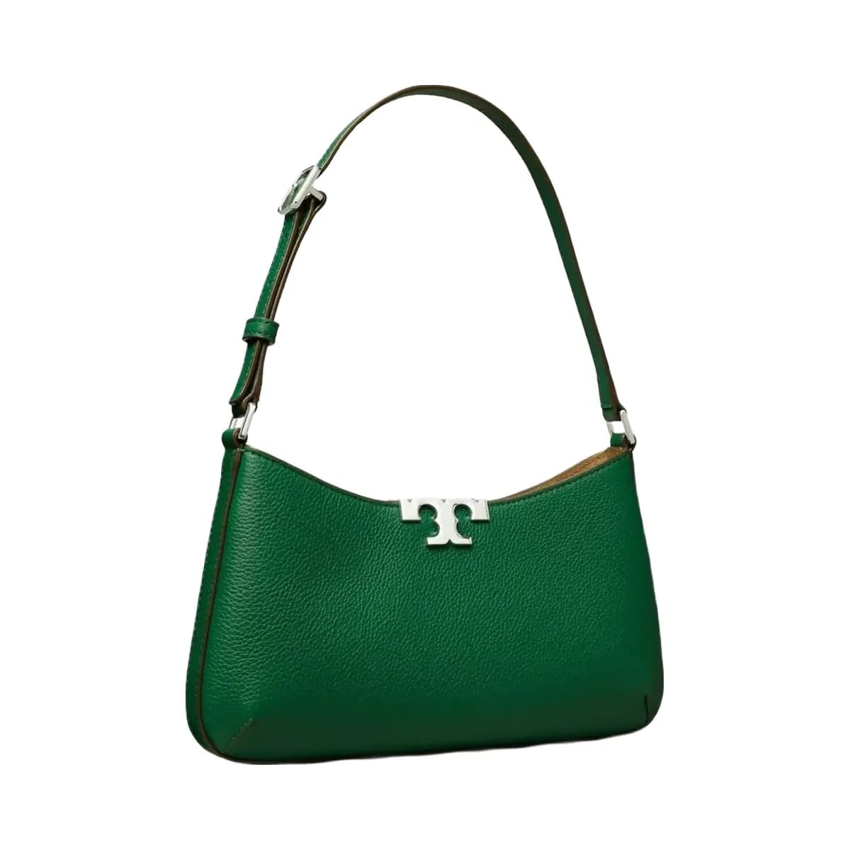 Tory Burch Eleanor Soft Slim Shoulder Bag Dark Kale