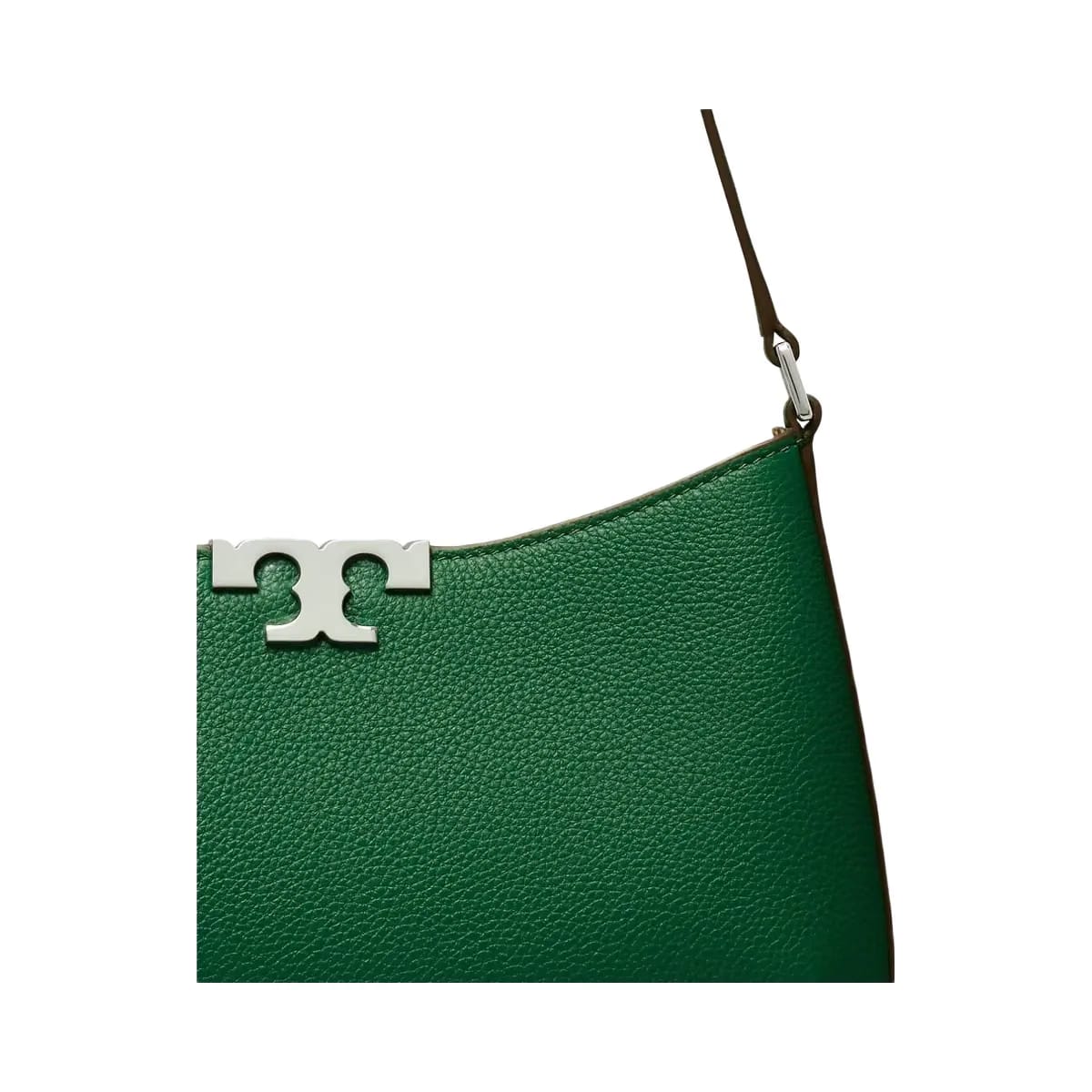 Tory Burch Eleanor Soft Slim Shoulder Bag Dark Kale