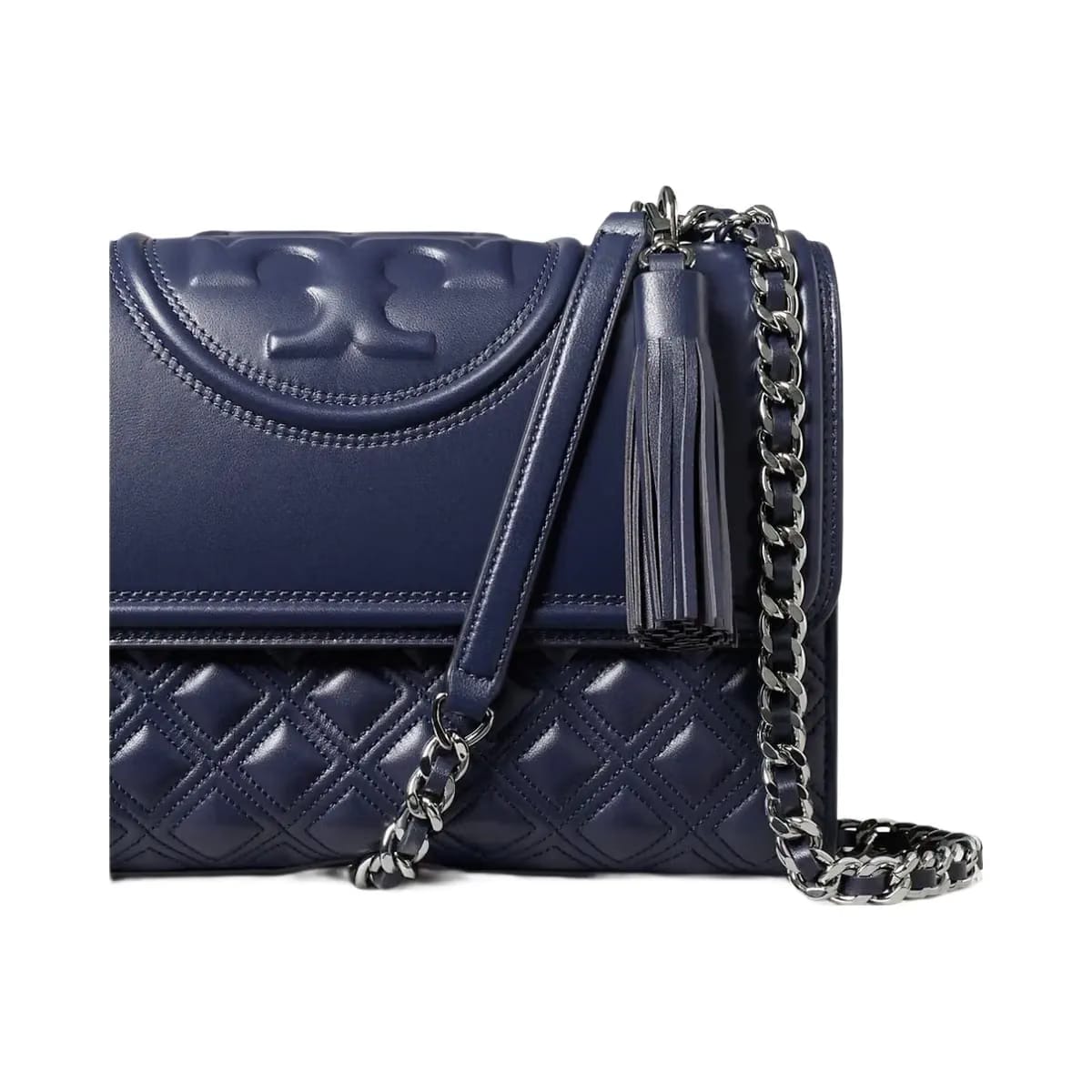 Tory Burch Fleming Shoulder Bag Royal Navy