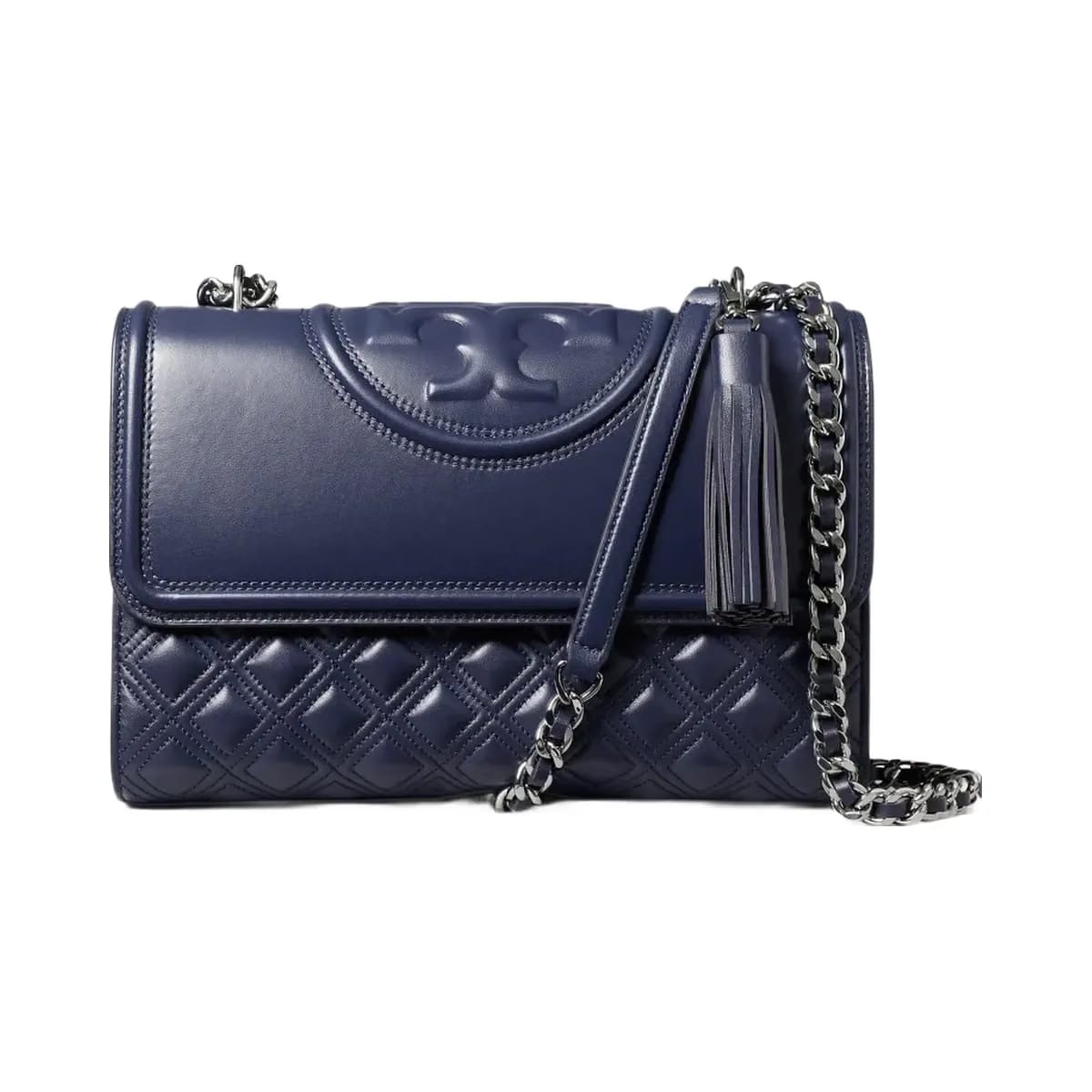 Tory Burch Fleming Shoulder Bag Royal Navy