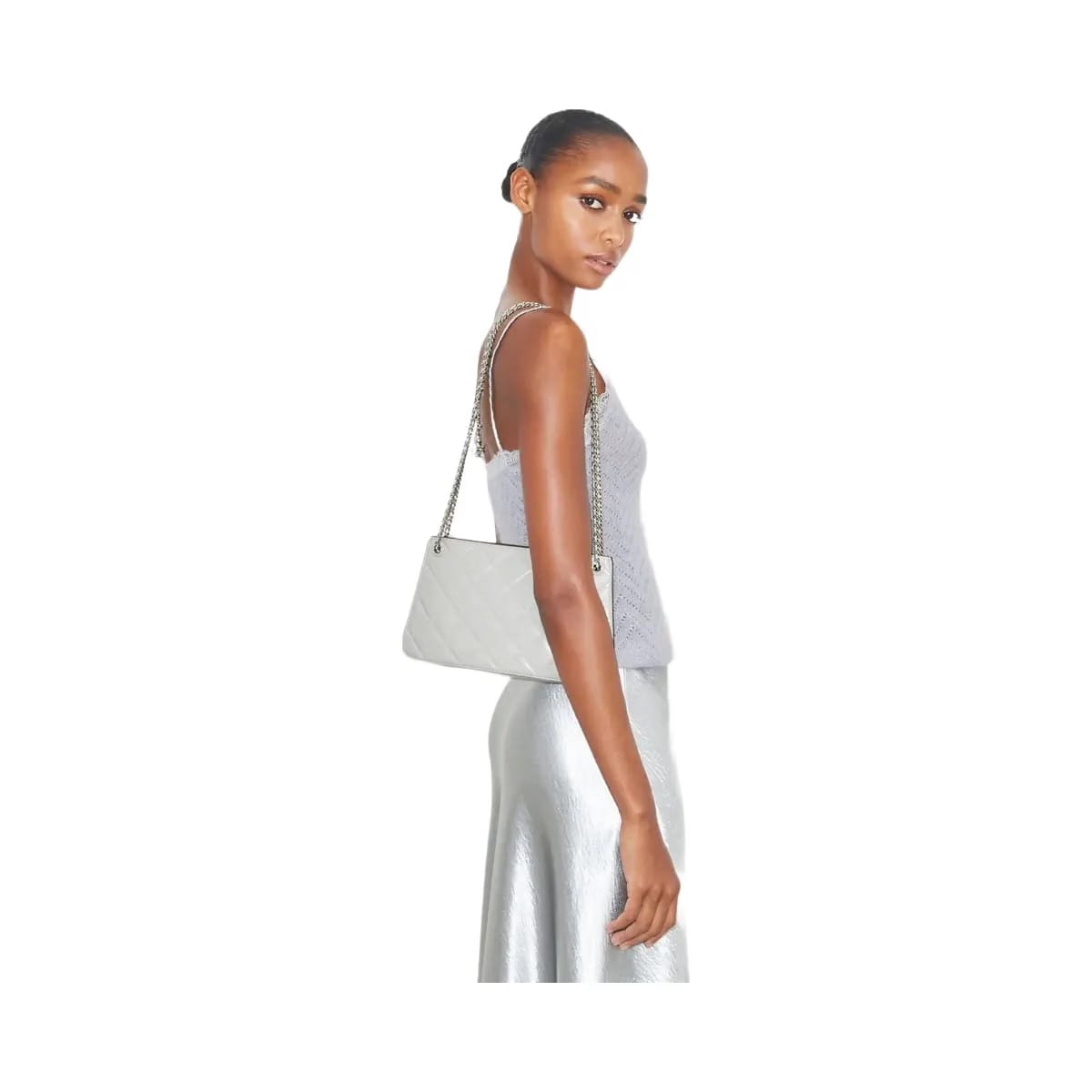 Tory Burch Fleming Pochette Gray