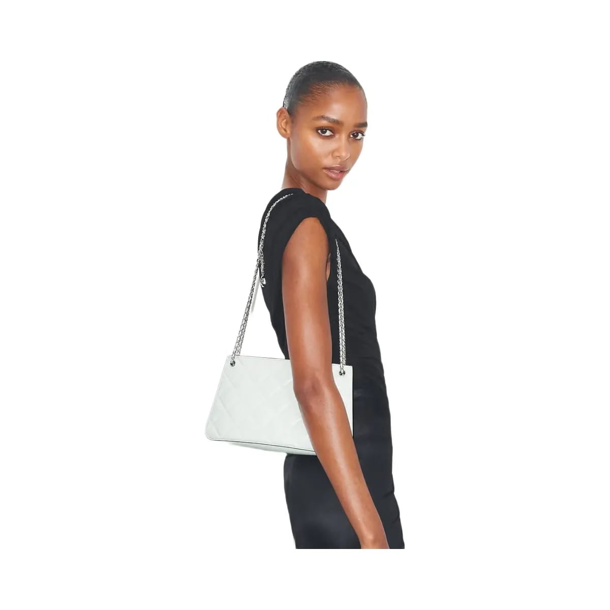 Tory Burch Fleming Pochette Blanc