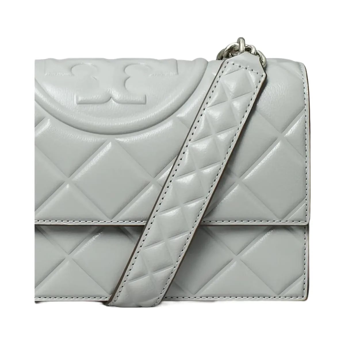 Tory Burch Fleming Shoulder Bag Gray