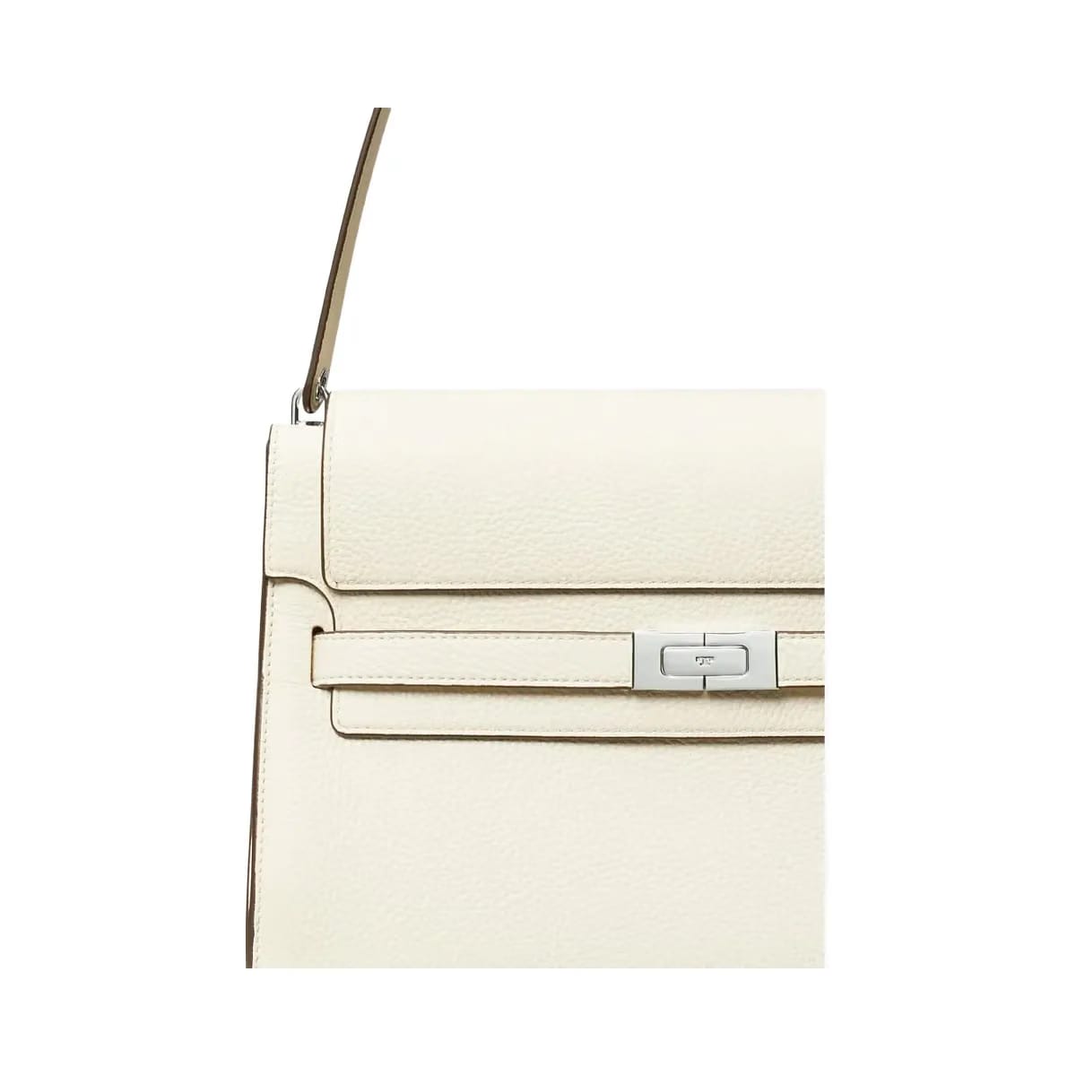 Tory Burch Large Lee Radziwill Shoulder Bag Ivory
